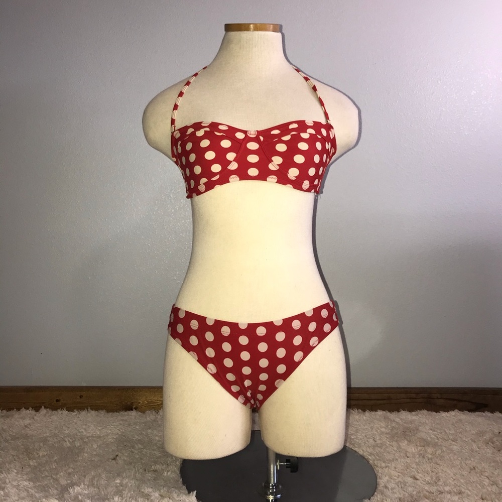 Forever 21 RED POLKA DOT BIKINI!!